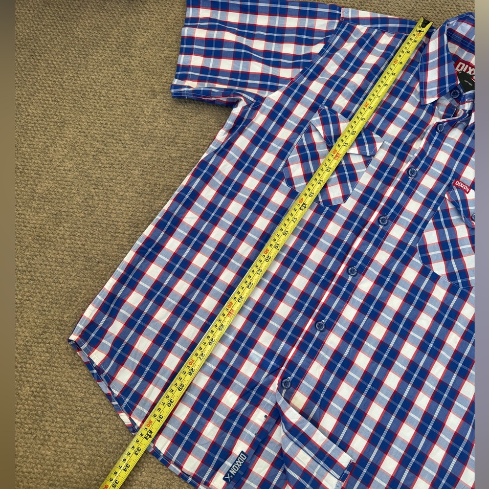 DIXXON Flannel Company Victory Mens Plaid Button Up Shirt Bamboo Blend Size XL - Picture 6 of 8